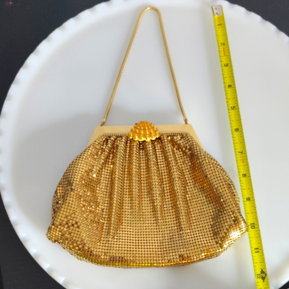 Whiting & Davis Gold Mesh Bag - Picture 10 of 10